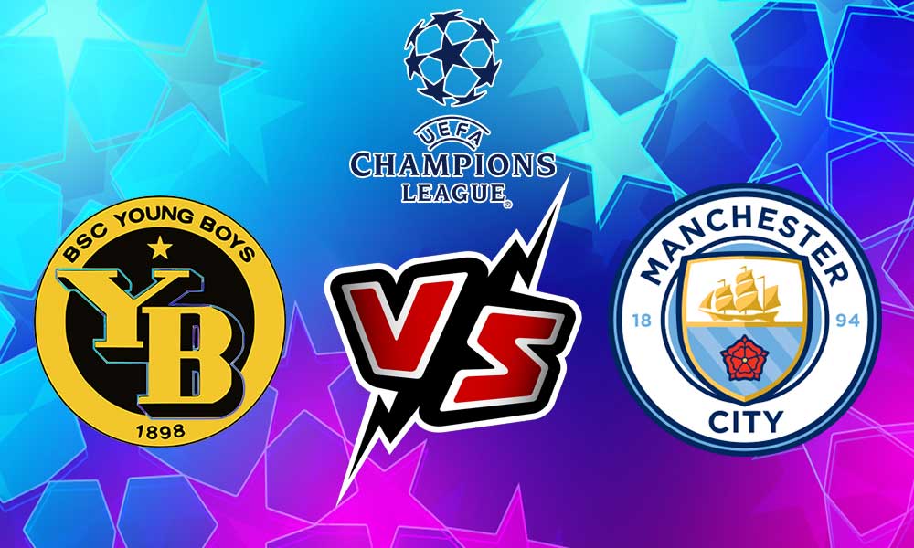Young Boys vs Manchester City Live